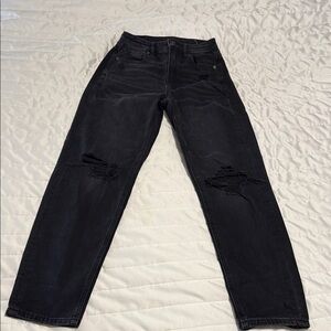 American Eagle Outfitters Women's Black Relaxed Jeans